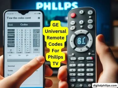 Ge Universal Remote Codes for Philips TV