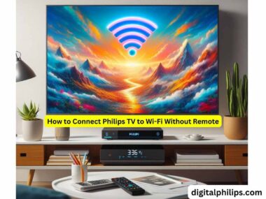 How to Connect Philips TV to Wi-Fi Without Remote